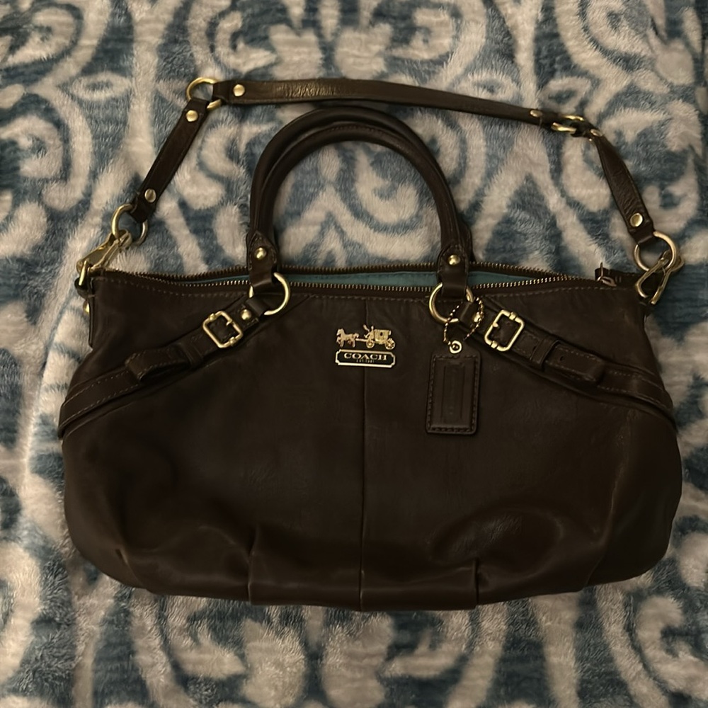 SOLD!!! Coach Madison Sophia Convertible Leather Satchel